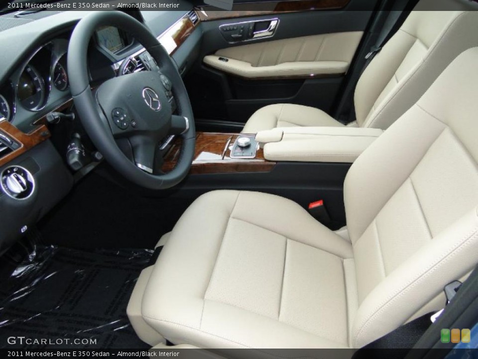 Almond/Black Interior Photo for the 2011 Mercedes-Benz E 350 Sedan #46961316
