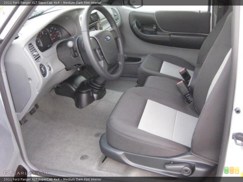 Medium Dark Flint Interior Photo for the 2011 Ford Ranger XLT SuperCab 4x4 #46961325