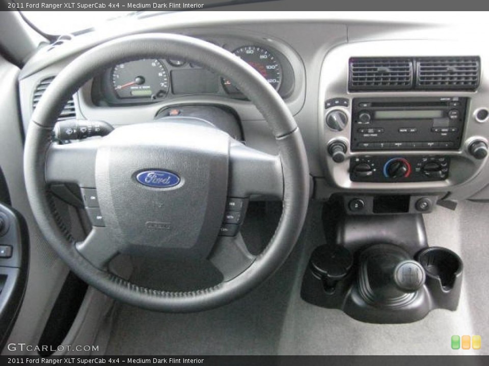 Medium Dark Flint Interior Dashboard for the 2011 Ford Ranger XLT SuperCab 4x4 #46961490