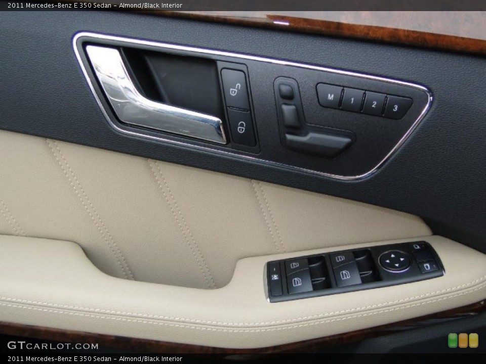 Almond/Black Interior Controls for the 2011 Mercedes-Benz E 350 Sedan #46961523
