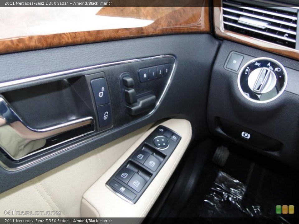 Almond/Black Interior Controls for the 2011 Mercedes-Benz E 350 Sedan #46961541