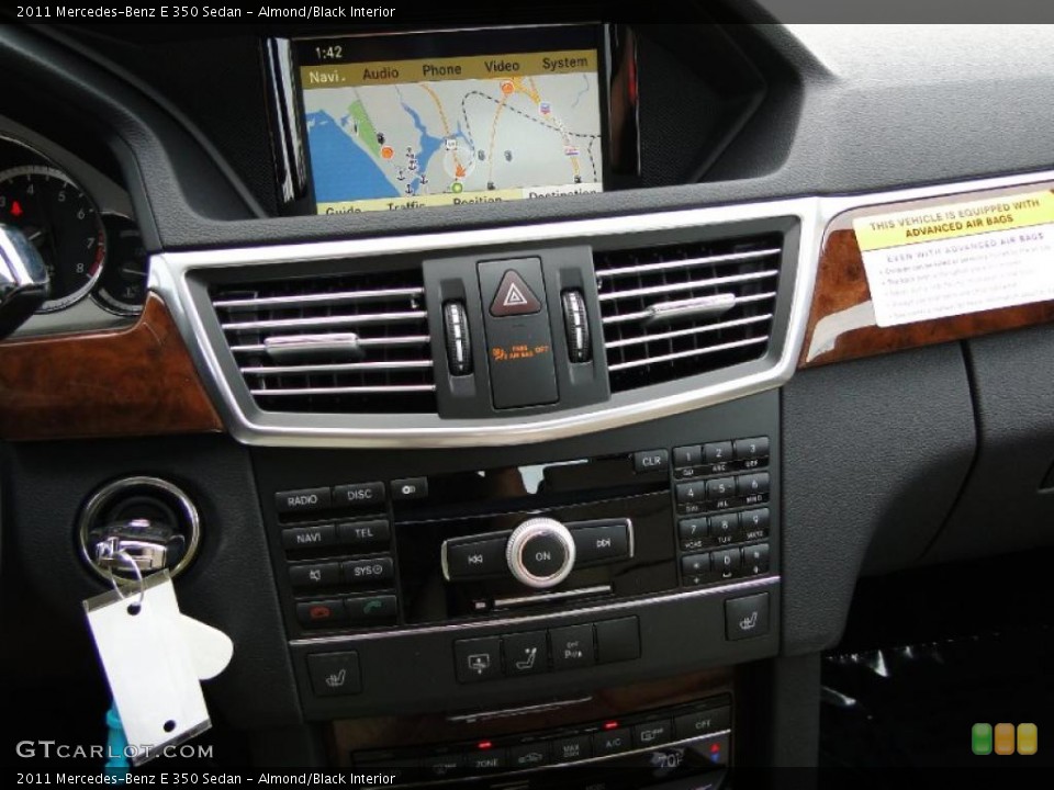 Almond/Black Interior Controls for the 2011 Mercedes-Benz E 350 Sedan #46961556