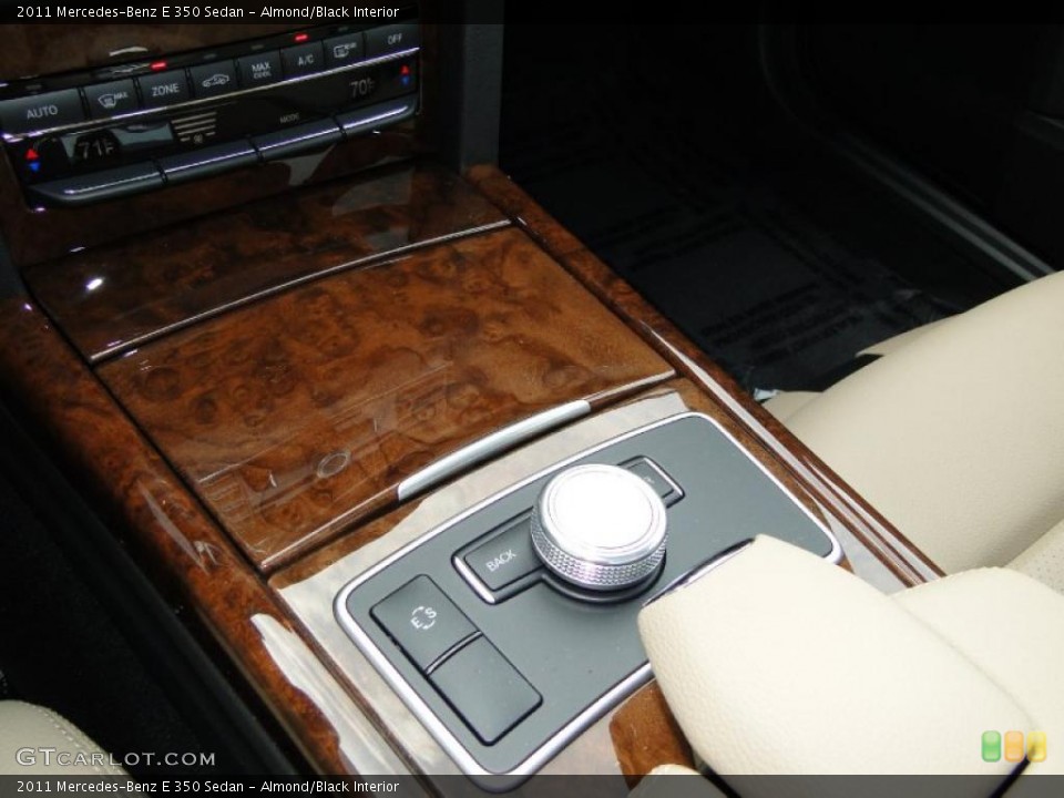 Almond/Black Interior Controls for the 2011 Mercedes-Benz E 350 Sedan #46961571