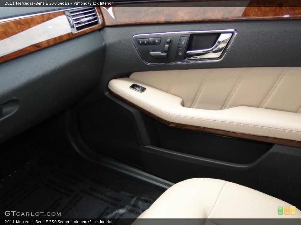 Almond/Black Interior Controls for the 2011 Mercedes-Benz E 350 Sedan #46961586