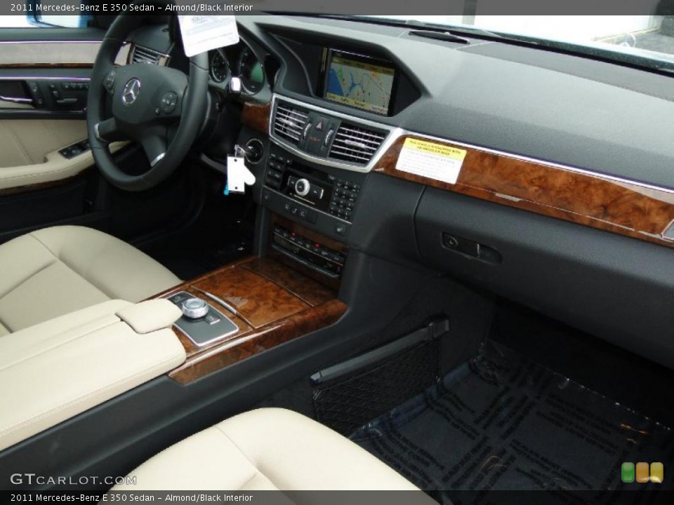 Almond/Black Interior Dashboard for the 2011 Mercedes-Benz E 350 Sedan #46961601