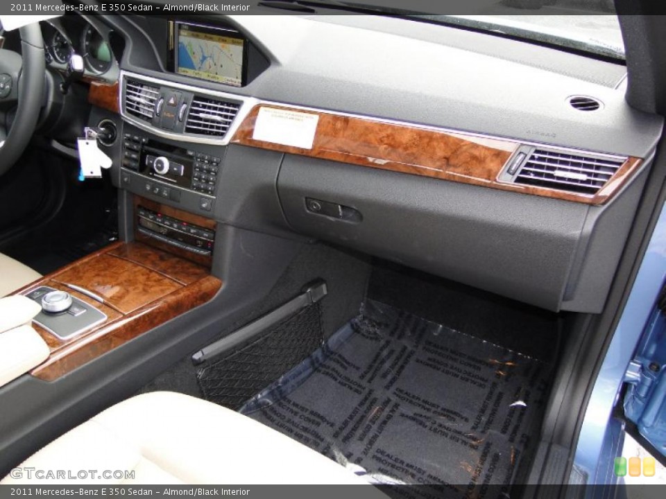 Almond/Black Interior Dashboard for the 2011 Mercedes-Benz E 350 Sedan #46961614
