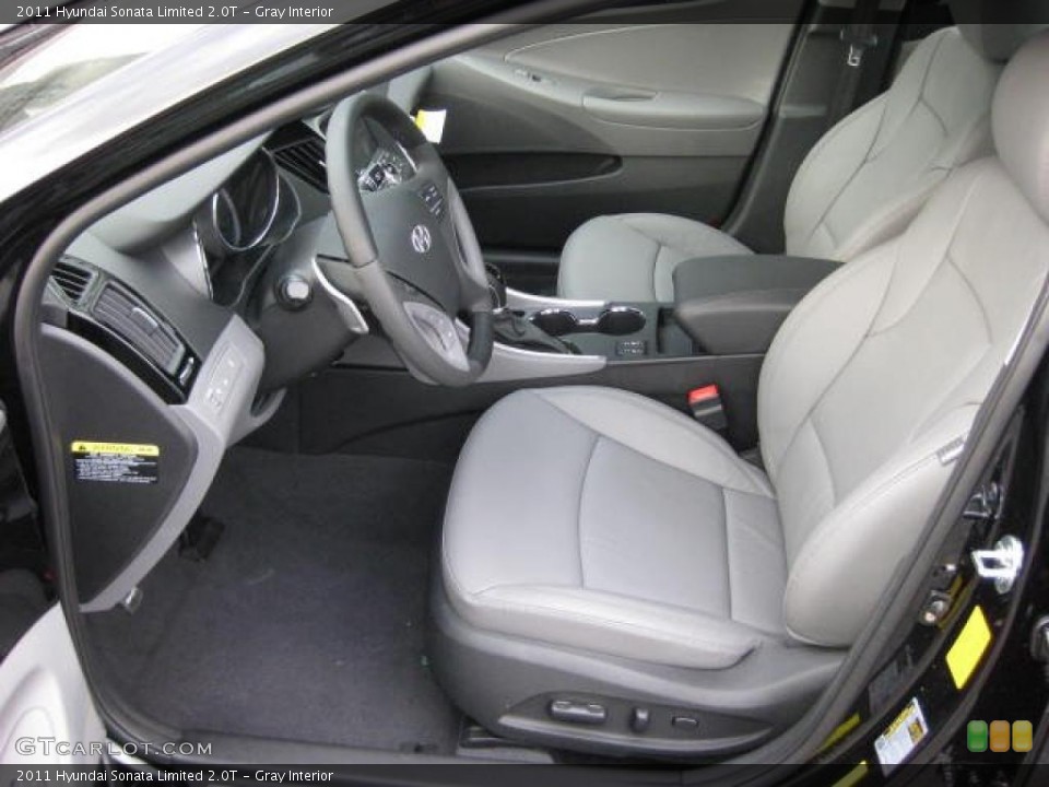 Gray Interior Photo for the 2011 Hyundai Sonata Limited 2.0T #46961736