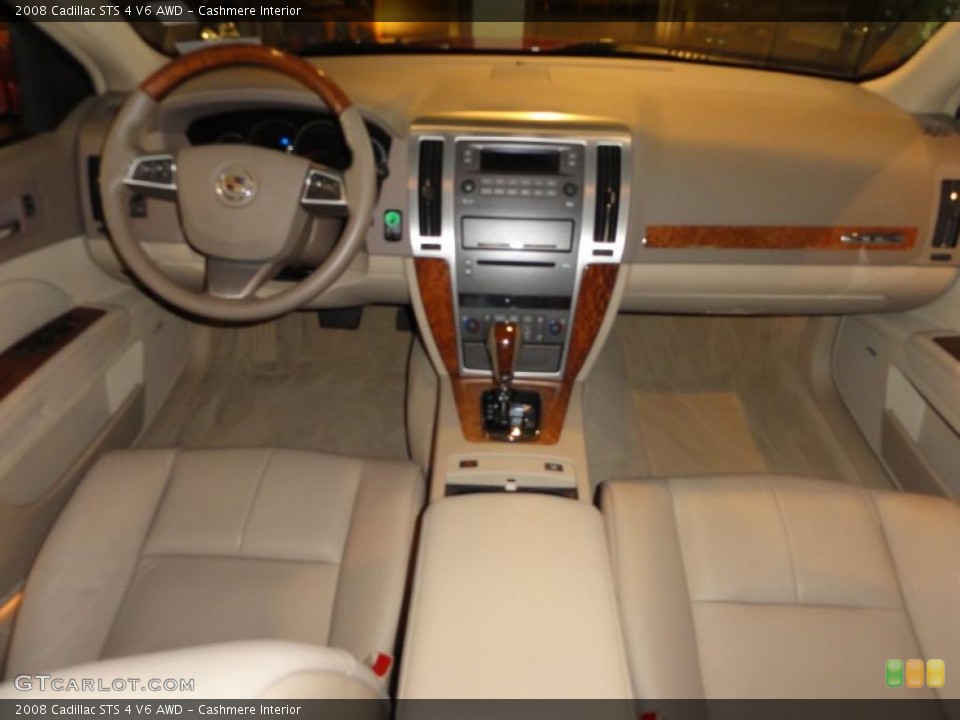 Cashmere Interior Dashboard for the 2008 Cadillac STS 4 V6 AWD #46961878
