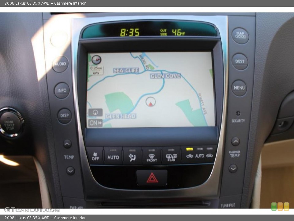 Cashmere Interior Navigation for the 2008 Lexus GS 350 AWD #46961895