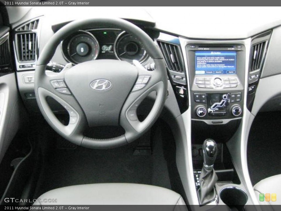 Gray Interior Dashboard for the 2011 Hyundai Sonata Limited 2.0T #46961898