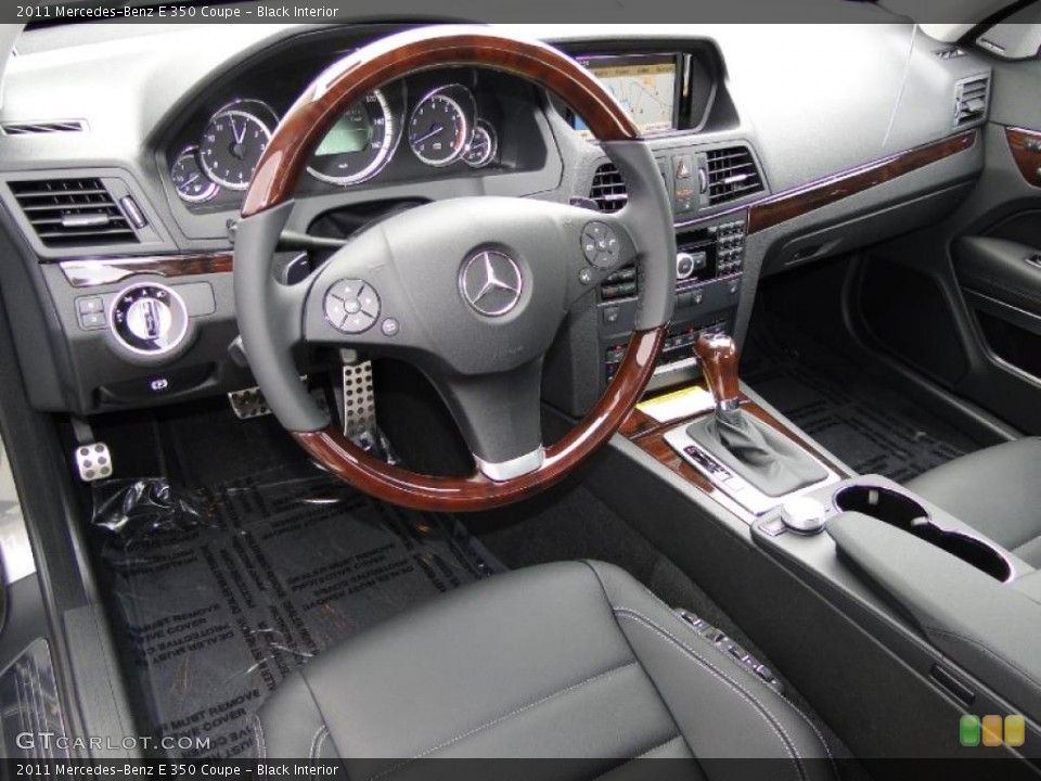 Black Interior Photo for the 2011 Mercedes-Benz E 350 Coupe #46962159