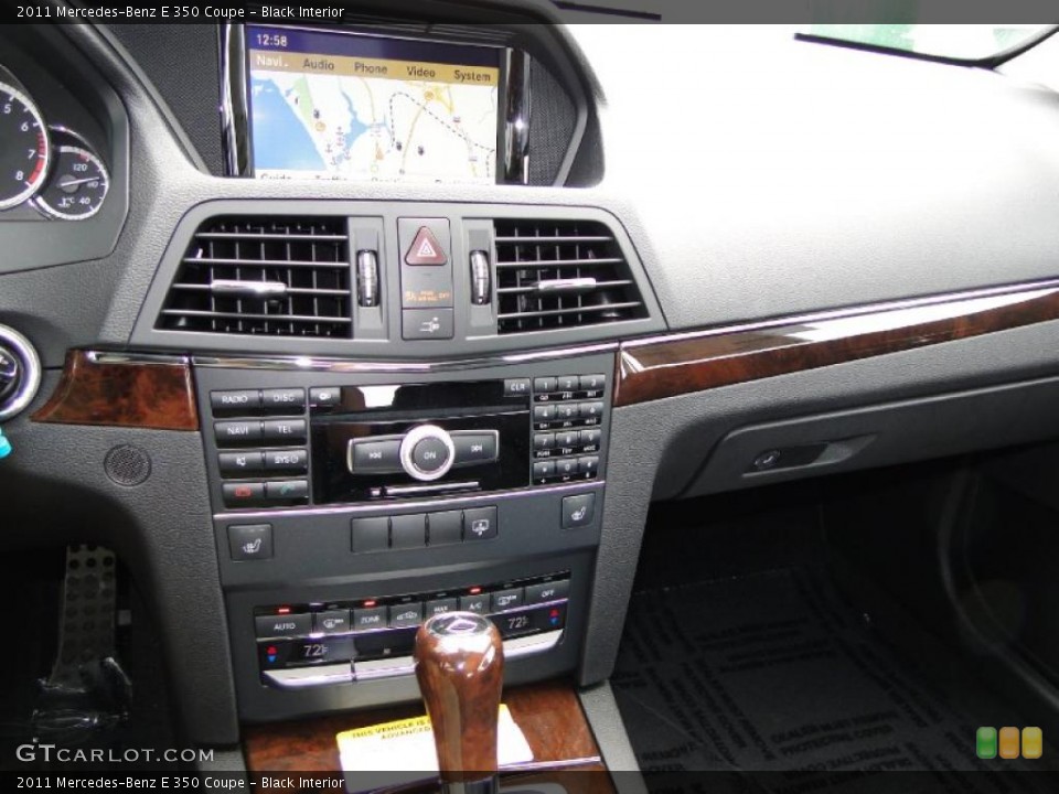 Black Interior Controls for the 2011 Mercedes-Benz E 350 Coupe #46962192