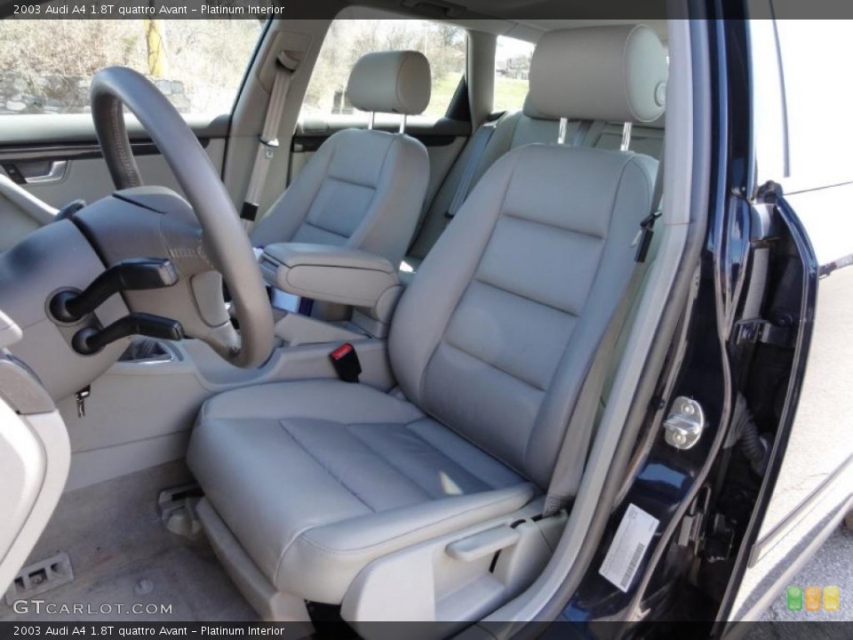 Platinum Interior Photo for the 2003 Audi A4 1.8T quattro Avant #46962308