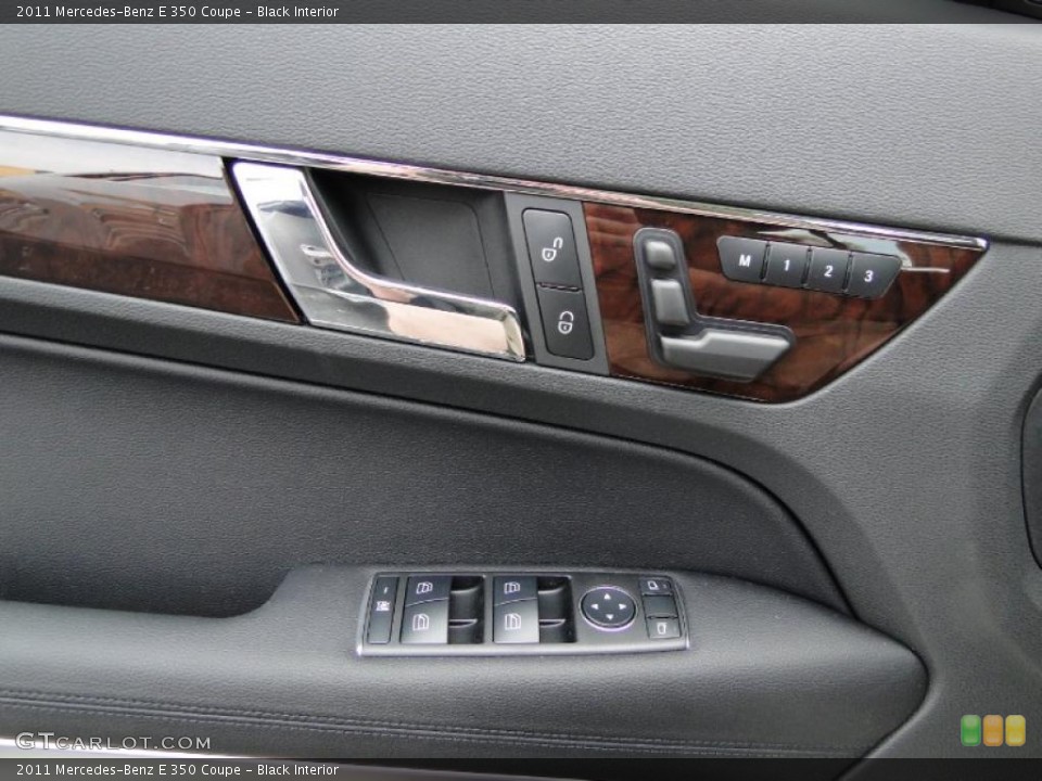 Black Interior Controls for the 2011 Mercedes-Benz E 350 Coupe #46962342