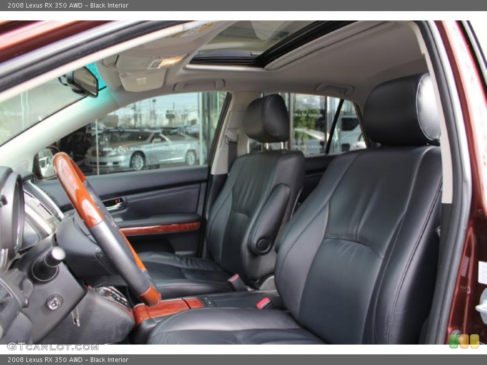 Black Interior Photo for the 2008 Lexus RX 350 AWD #46962366