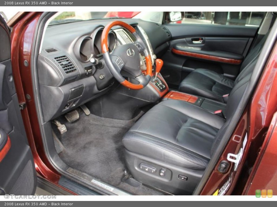Black Interior Photo for the 2008 Lexus RX 350 AWD #46962381