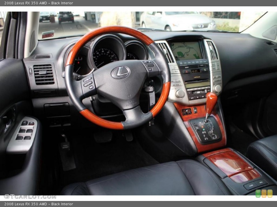 Black Interior Prime Interior for the 2008 Lexus RX 350 AWD #46962396