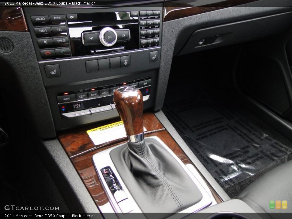 Black Interior Transmission for the 2011 Mercedes-Benz E 350 Coupe #46962423