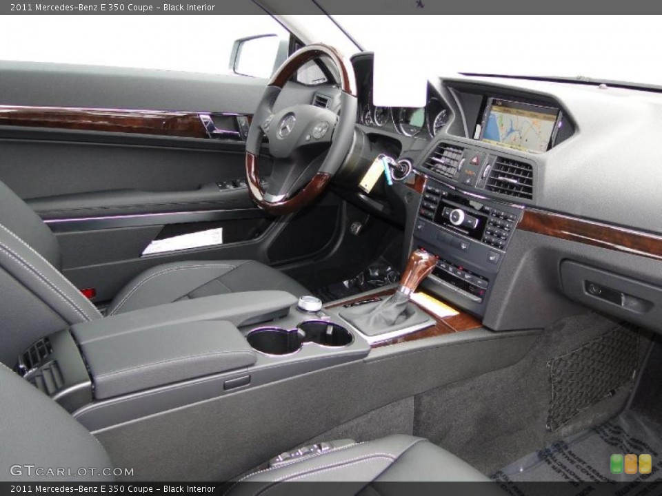 Black Interior Photo for the 2011 Mercedes-Benz E 350 Coupe #46962453