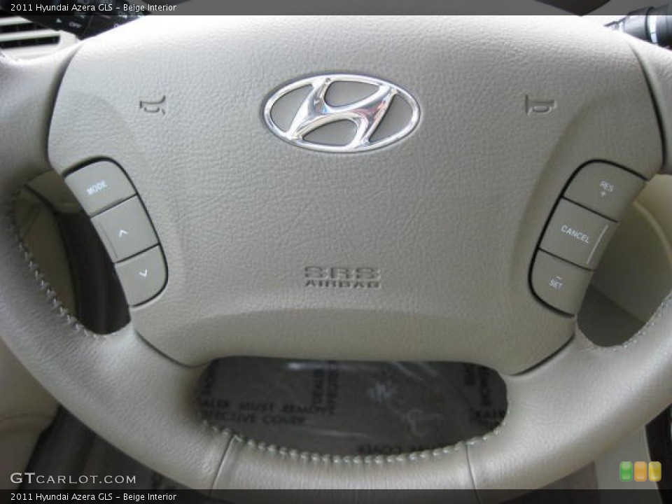 Beige Interior Controls for the 2011 Hyundai Azera GLS #46962720