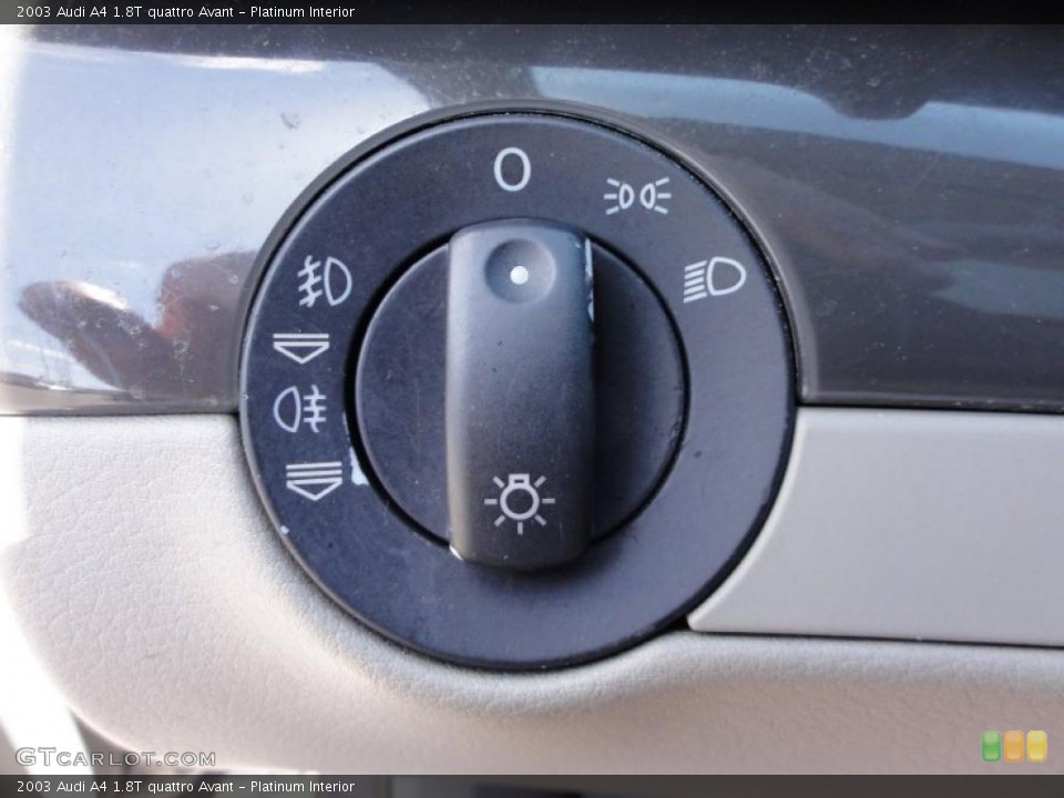 Platinum Interior Controls for the 2003 Audi A4 1.8T quattro Avant #46962801