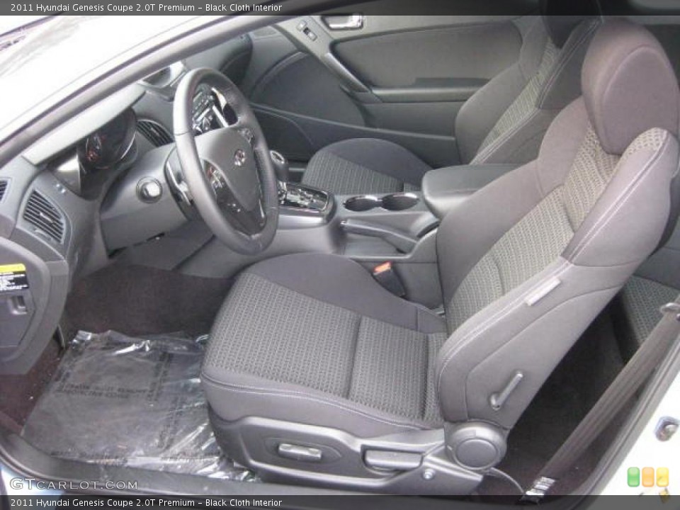 Black Cloth Interior Photo for the 2011 Hyundai Genesis Coupe 2.0T Premium #46962909