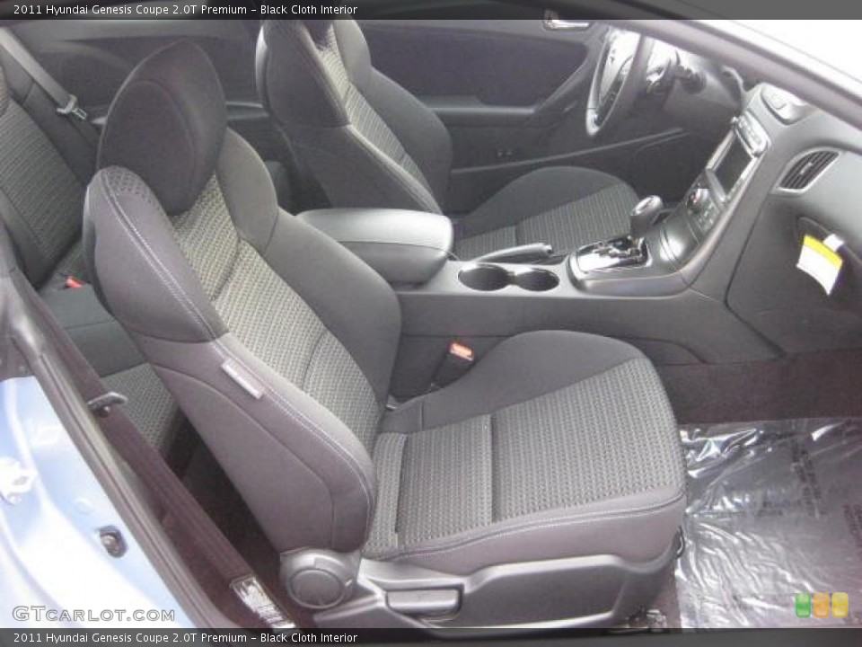 Black Cloth Interior Photo for the 2011 Hyundai Genesis Coupe 2.0T Premium #46962990