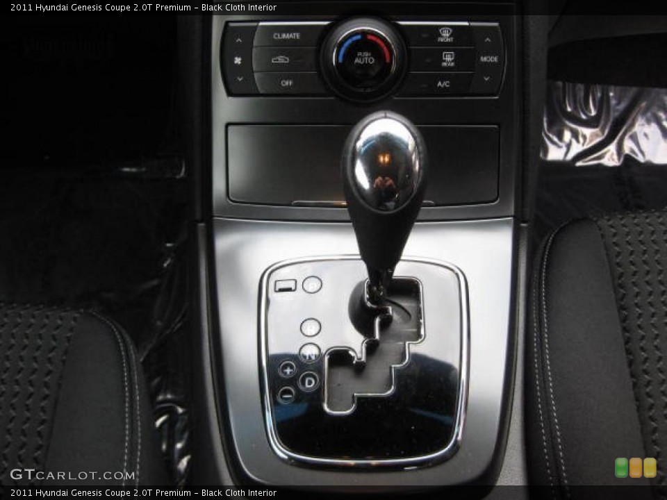 Black Cloth Interior Transmission for the 2011 Hyundai Genesis Coupe 2.0T Premium #46963059