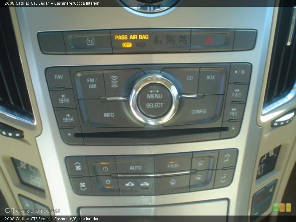 Cashmere/Cocoa Interior Controls for the 2008 Cadillac CTS Sedan #46963431