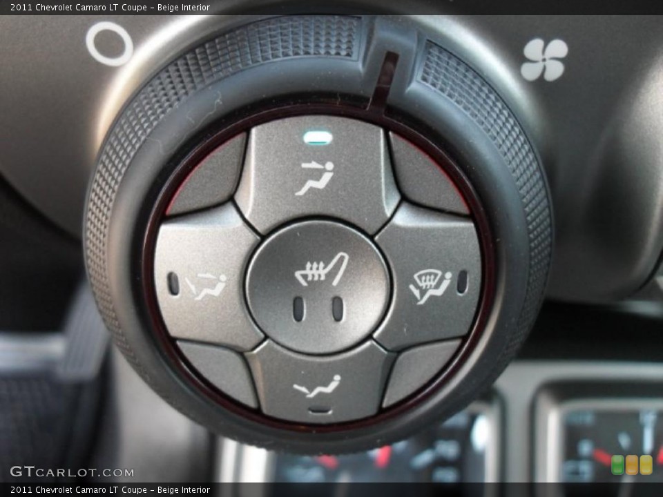 Beige Interior Controls for the 2011 Chevrolet Camaro LT Coupe #46963650