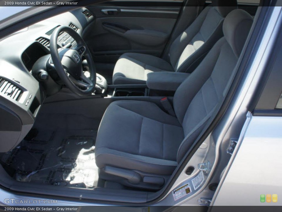 Gray Interior Photo for the 2009 Honda Civic EX Sedan #46963827