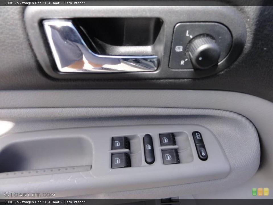 Black Interior Controls for the 2006 Volkswagen Golf GL 4 Door #46963881