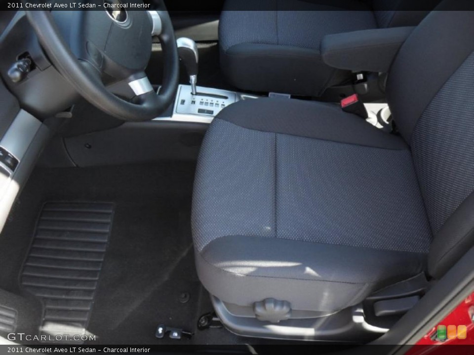 Charcoal Interior Photo for the 2011 Chevrolet Aveo LT Sedan #46963944