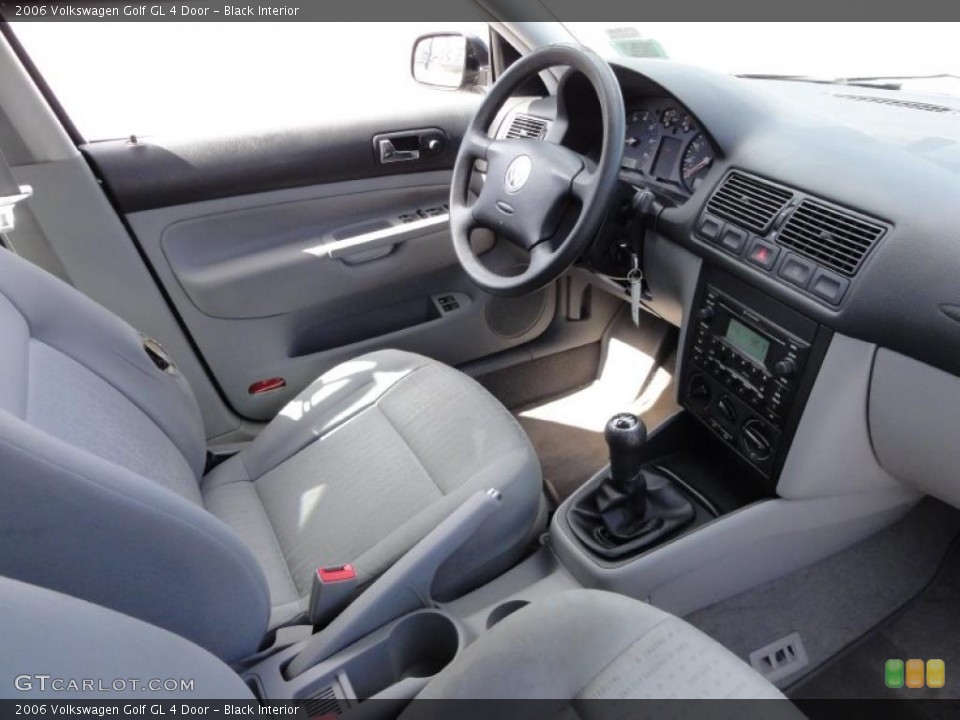 Black Interior Photo for the 2006 Volkswagen Golf GL 4 Door #46963953