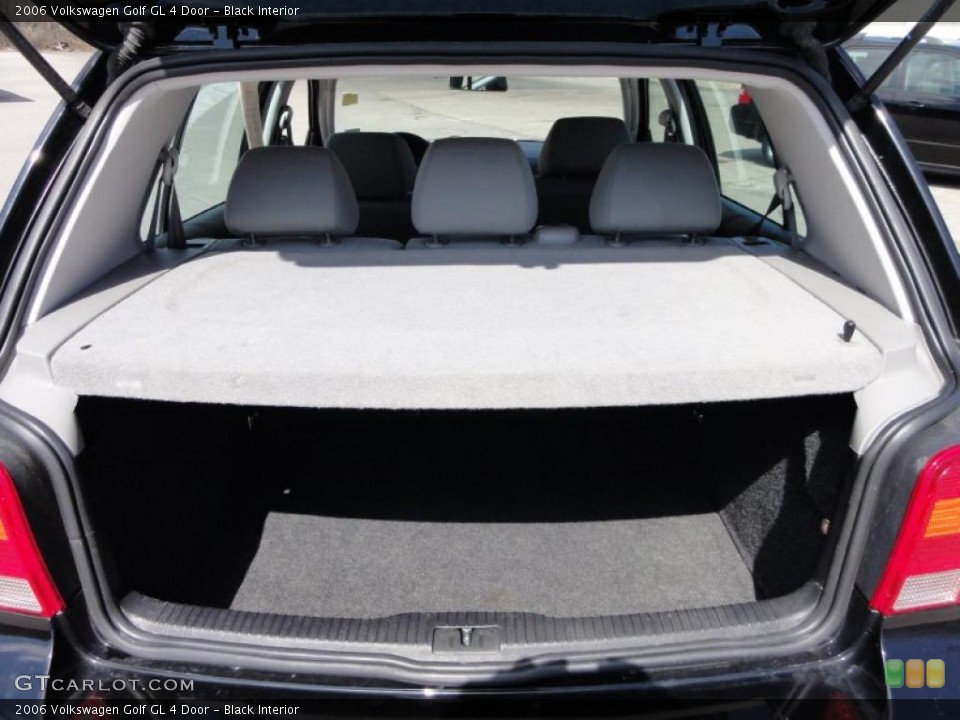 Black Interior Trunk for the 2006 Volkswagen Golf GL 4 Door #46964103