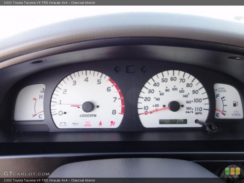 Charcoal Interior Gauges for the 2003 Toyota Tacoma V6 TRD Xtracab 4x4 #46964997