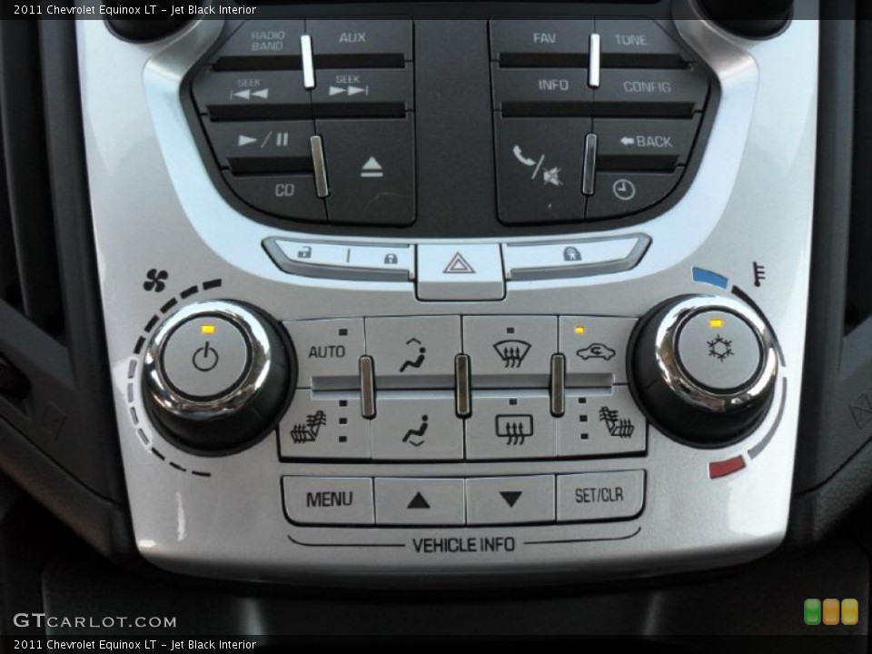 Jet Black Interior Controls for the 2011 Chevrolet Equinox LT #46965012