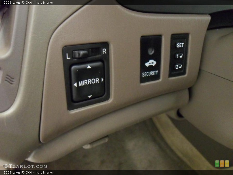 Ivory Interior Controls for the 2003 Lexus RX 300 #46967739