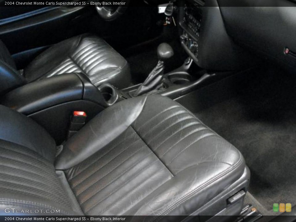 Ebony Black Interior Photo for the 2004 Chevrolet Monte Carlo Supercharged SS #46967916