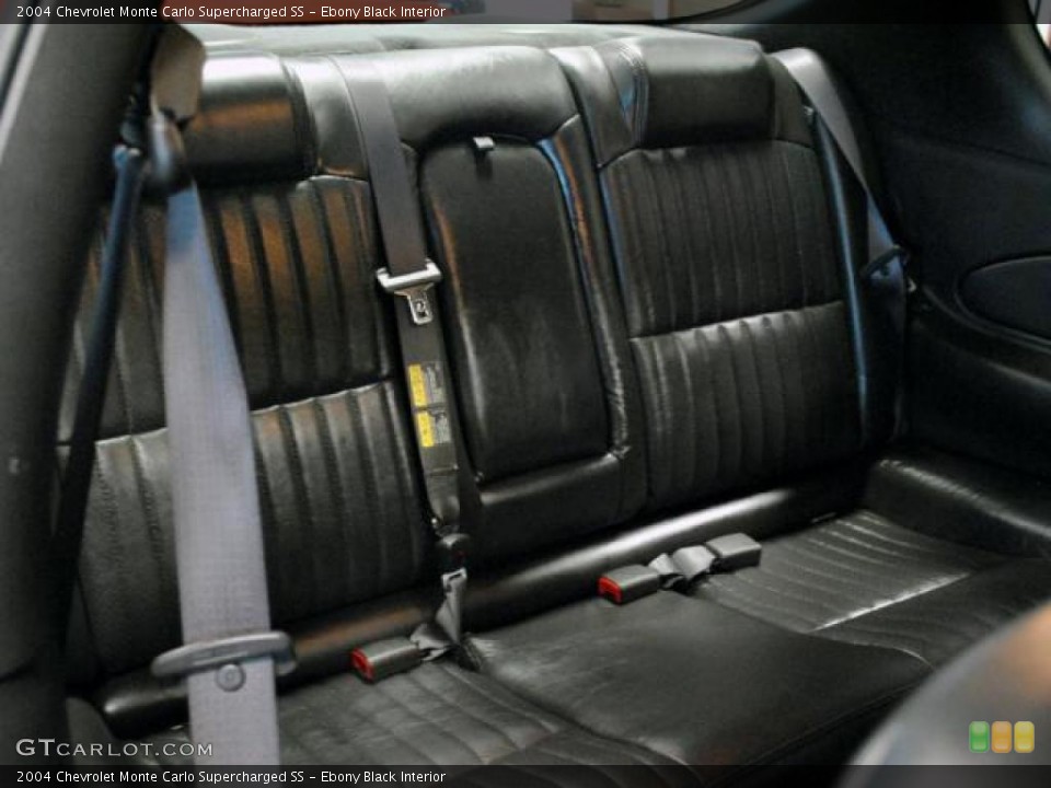 Ebony Black Interior Photo for the 2004 Chevrolet Monte Carlo Supercharged SS #46967931