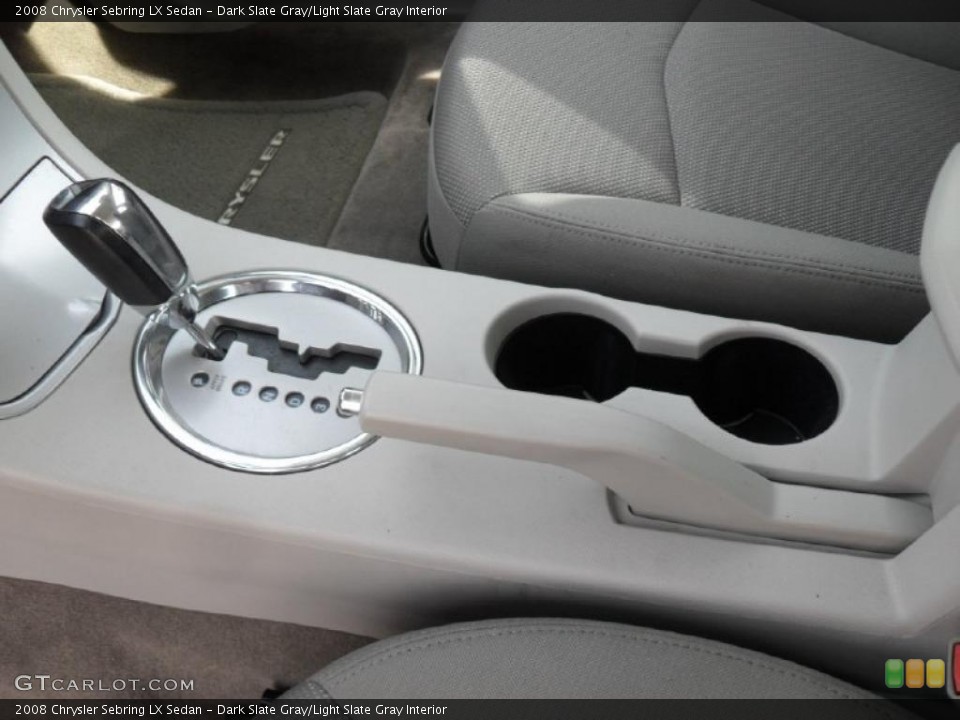 Dark Slate Gray/Light Slate Gray Interior Transmission for the 2008 Chrysler Sebring LX Sedan #46970568