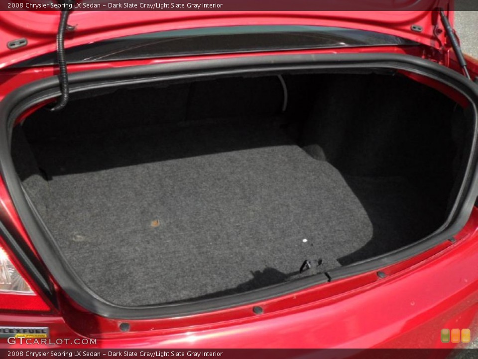 Dark Slate Gray/Light Slate Gray Interior Trunk for the 2008 Chrysler Sebring LX Sedan #46970679