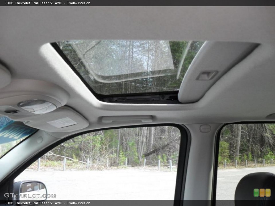 Ebony Interior Sunroof for the 2006 Chevrolet TrailBlazer SS AWD #46970979