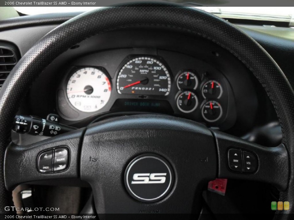 Ebony Interior Gauges for the 2006 Chevrolet TrailBlazer SS AWD #46971054