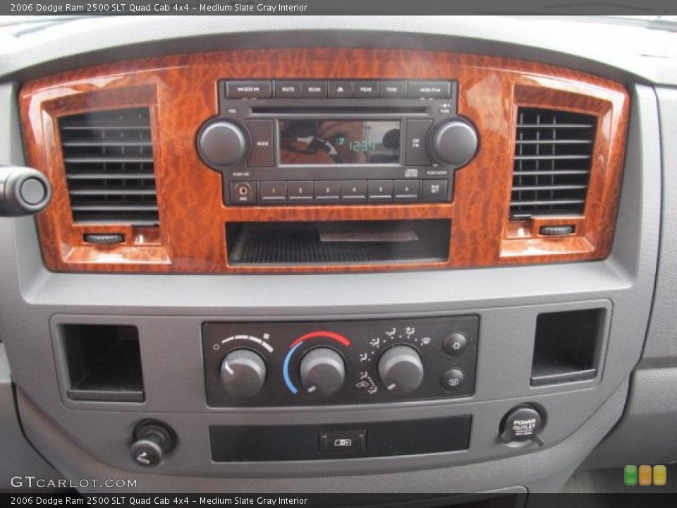 Medium Slate Gray Interior Controls for the 2006 Dodge Ram 2500 SLT Quad Cab 4x4 #46971480