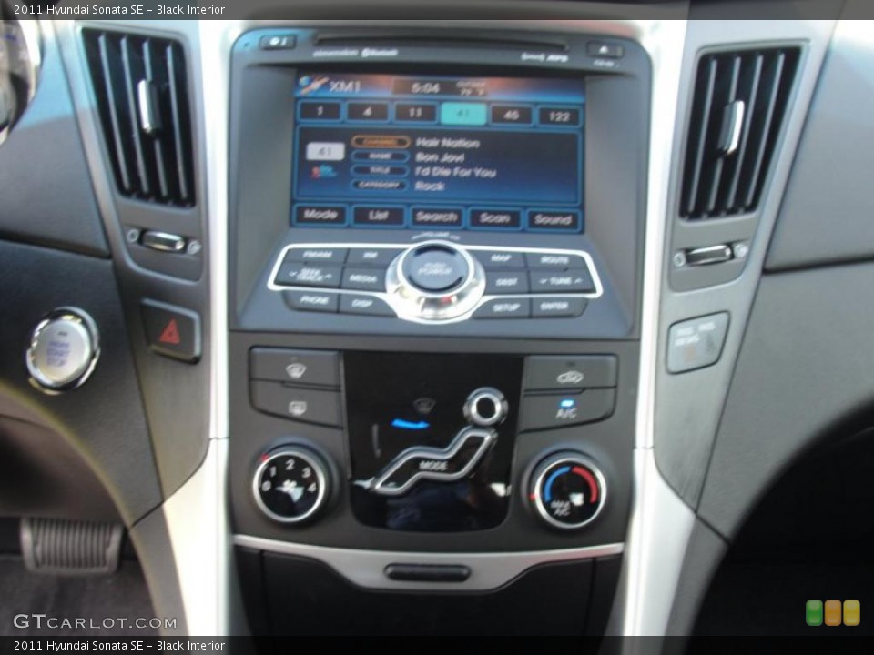 Black Interior Controls for the 2011 Hyundai Sonata SE #46972350
