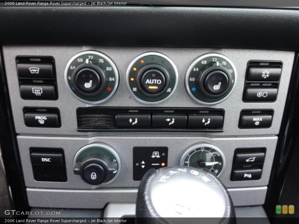 Jet Black/Jet Interior Controls for the 2006 Land Rover Range Rover Supercharged #46972425