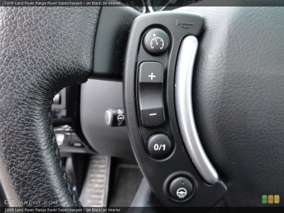 Jet Black/Jet Interior Controls for the 2006 Land Rover Range Rover Supercharged #46972515