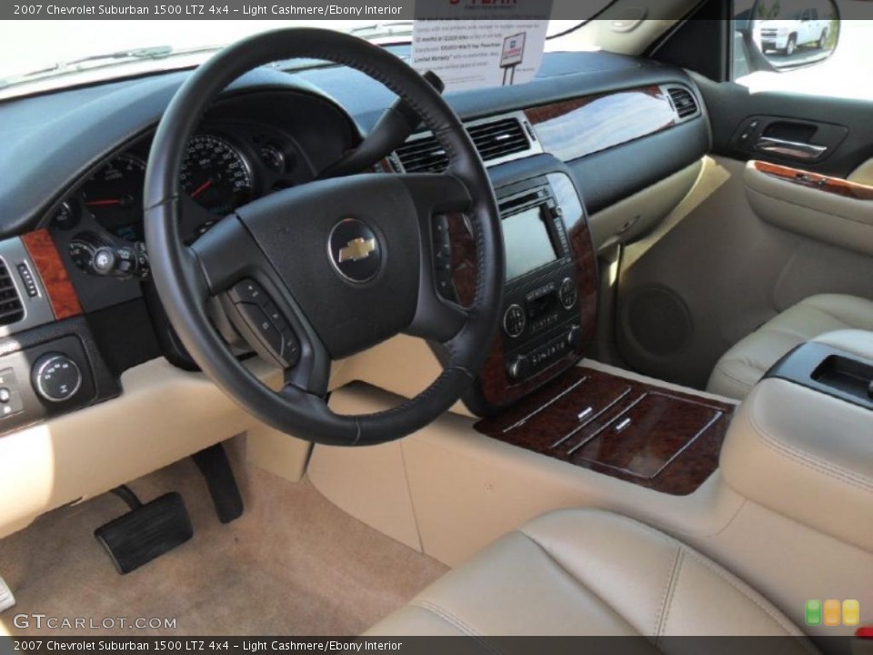 Light Cashmere/Ebony Interior Prime Interior for the 2007 Chevrolet Suburban 1500 LTZ 4x4 #46972737