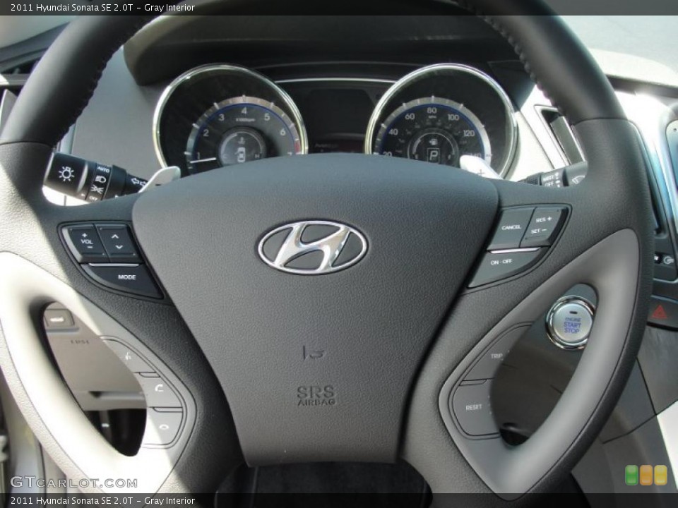 Gray Interior Steering Wheel for the 2011 Hyundai Sonata SE 2.0T #46973037